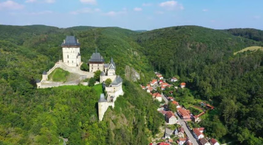 Karlštejn Castle, Central Bohemia (near Prague), Czech Republic (Czechia)
